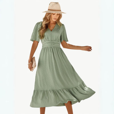 Jolana | Lightweight Summer Dresses with V-Neck