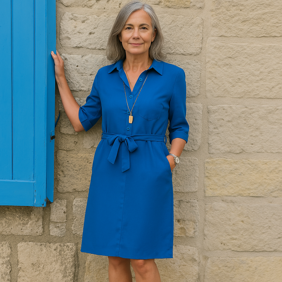 Joann | Casual Shirt Dress to the Knee