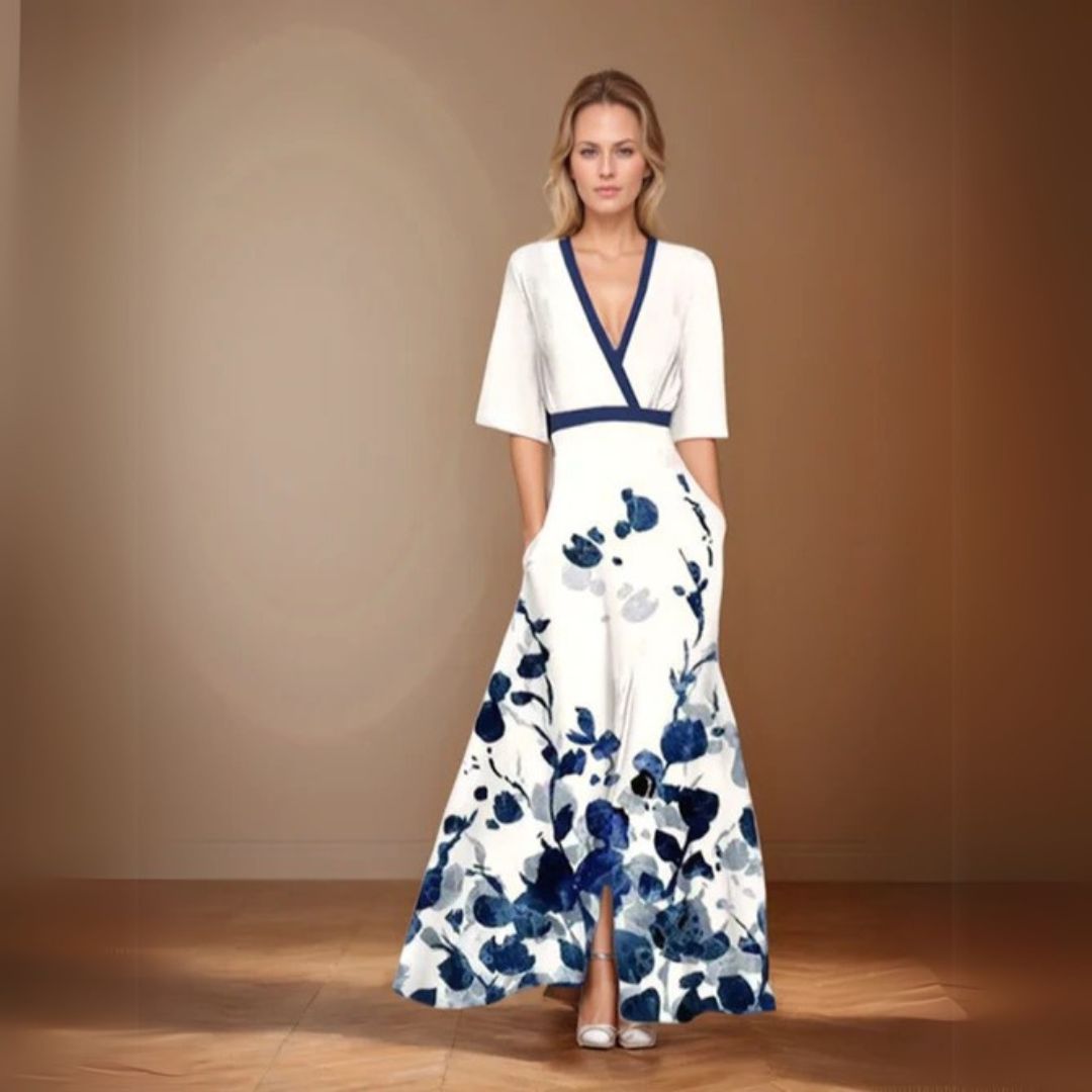 Evie | Floral Dress with a Flowing Silhouette