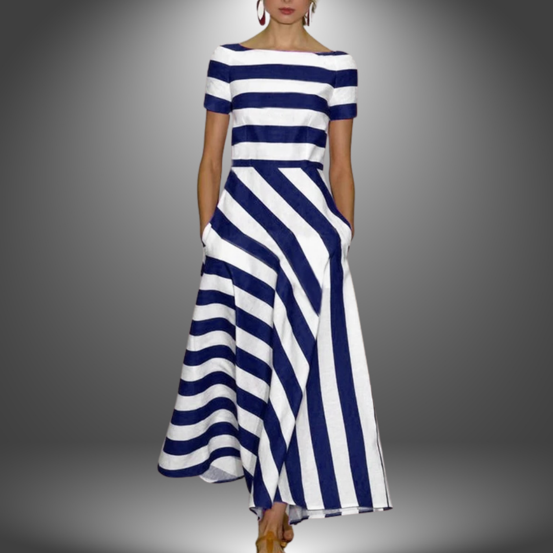 Aliyah | Handmade Long Striped Dresses