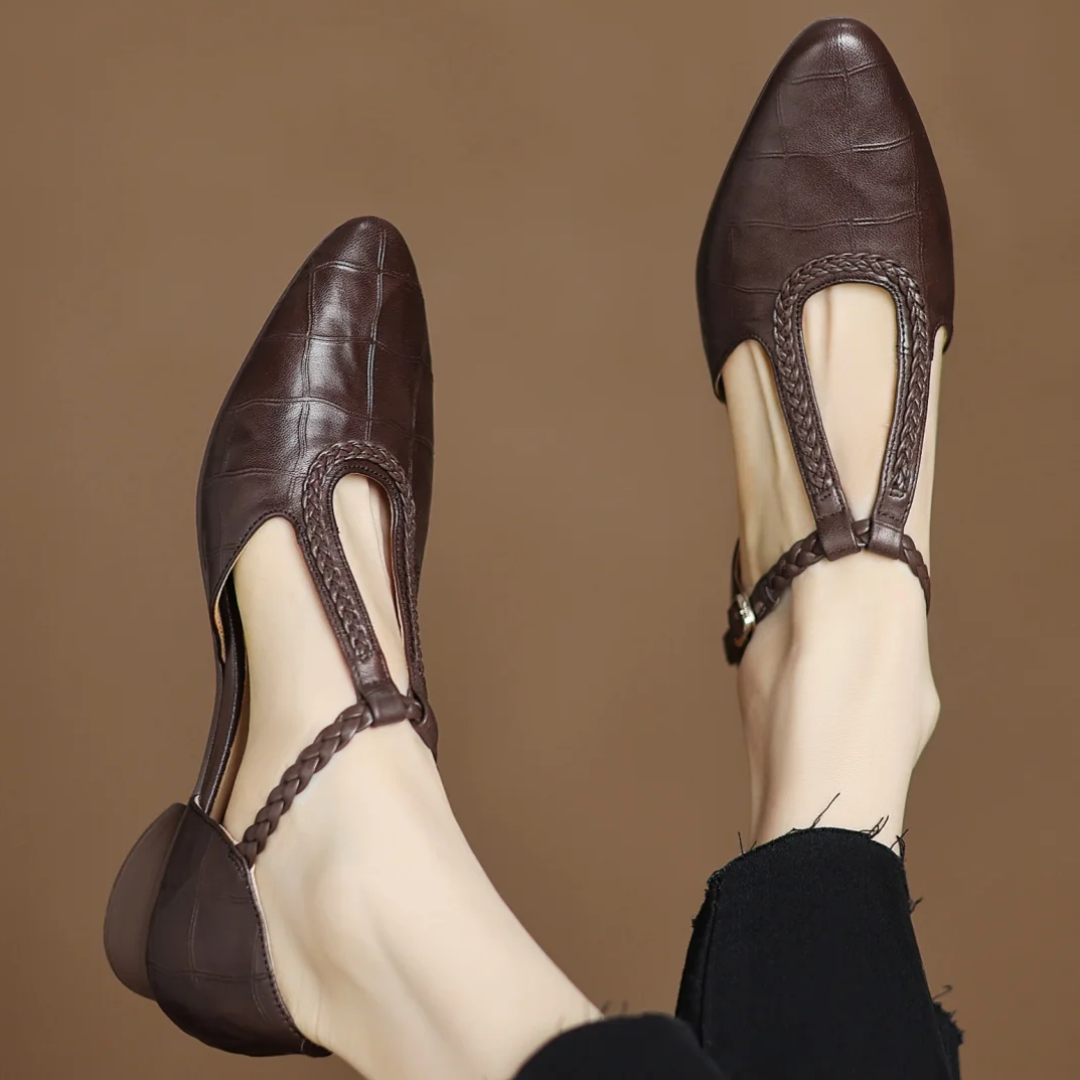 Effie | Leather Mary Janes