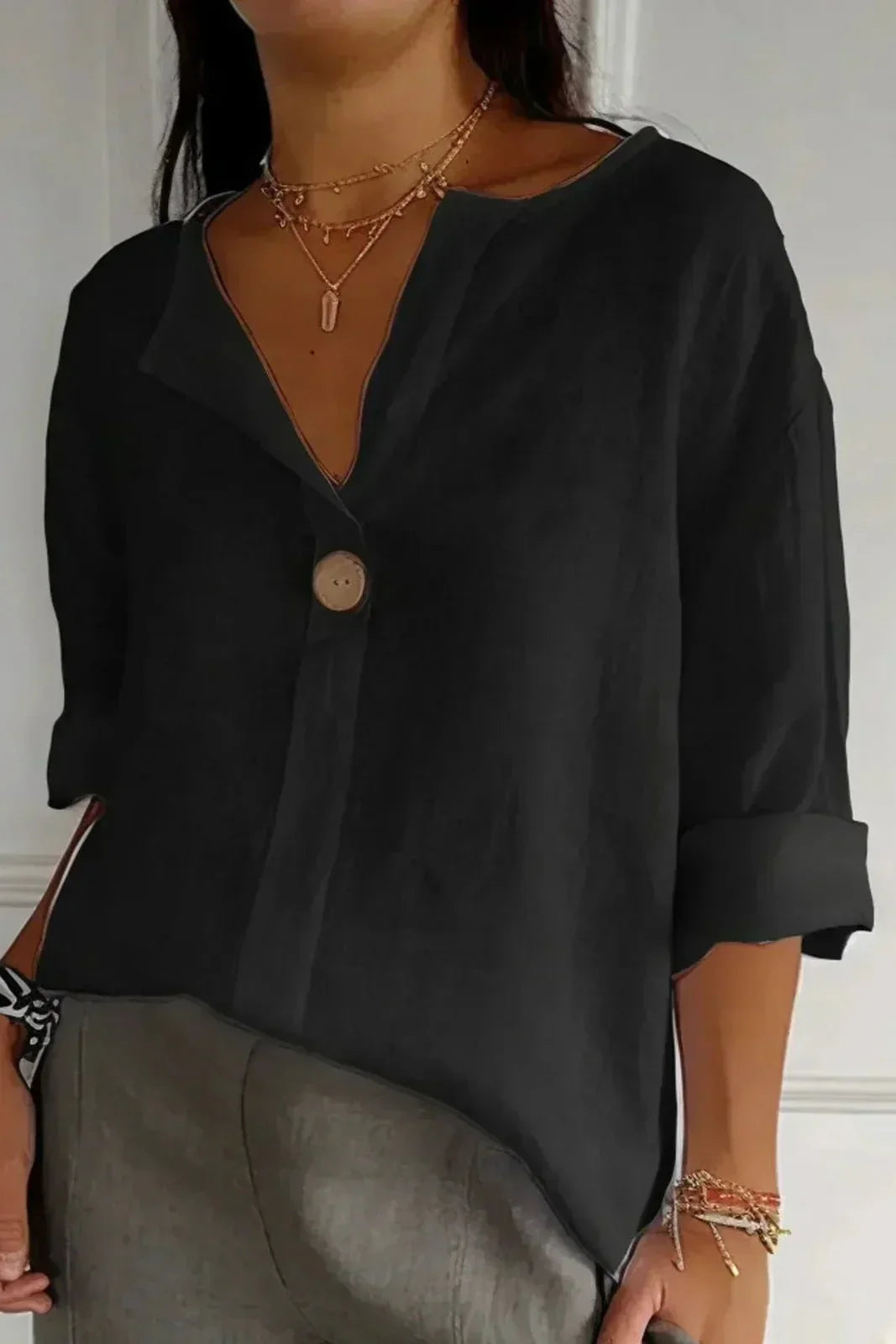 Deborah | Effortless Linen Top