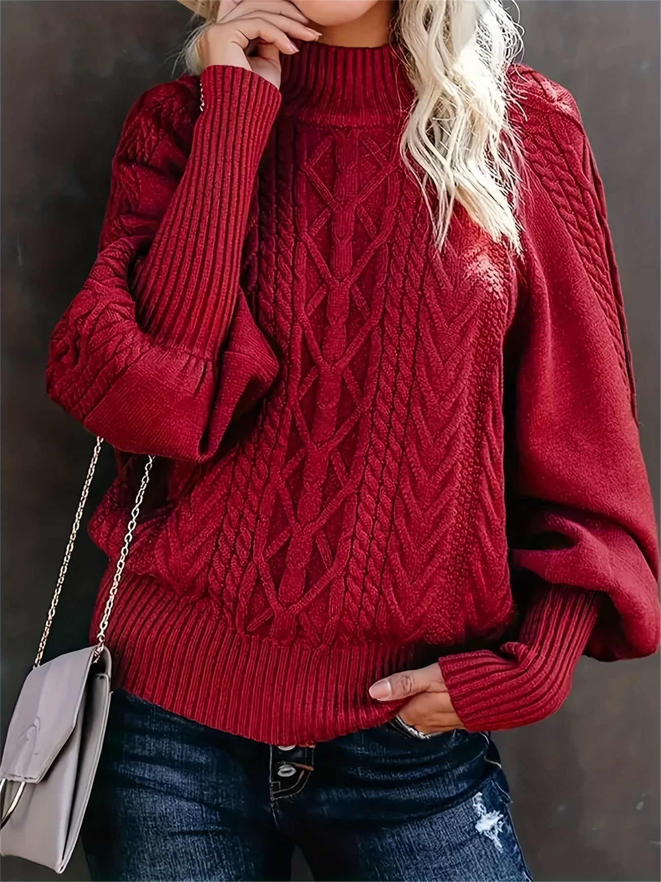 Bessie | Casual Long Sleeve Knitted Sweater