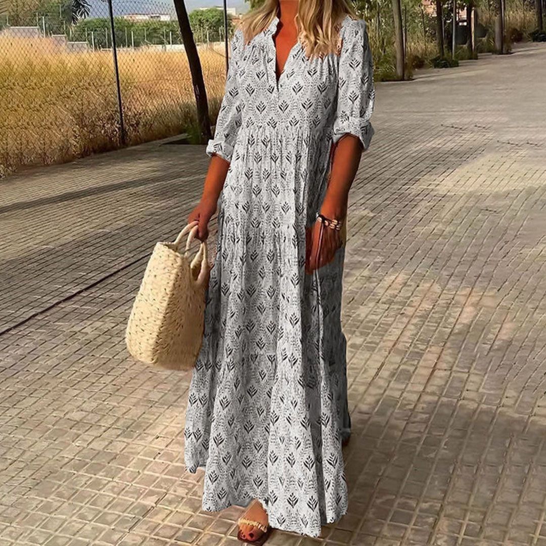 Gema | Boho Maxi Dress with Timeless Charm