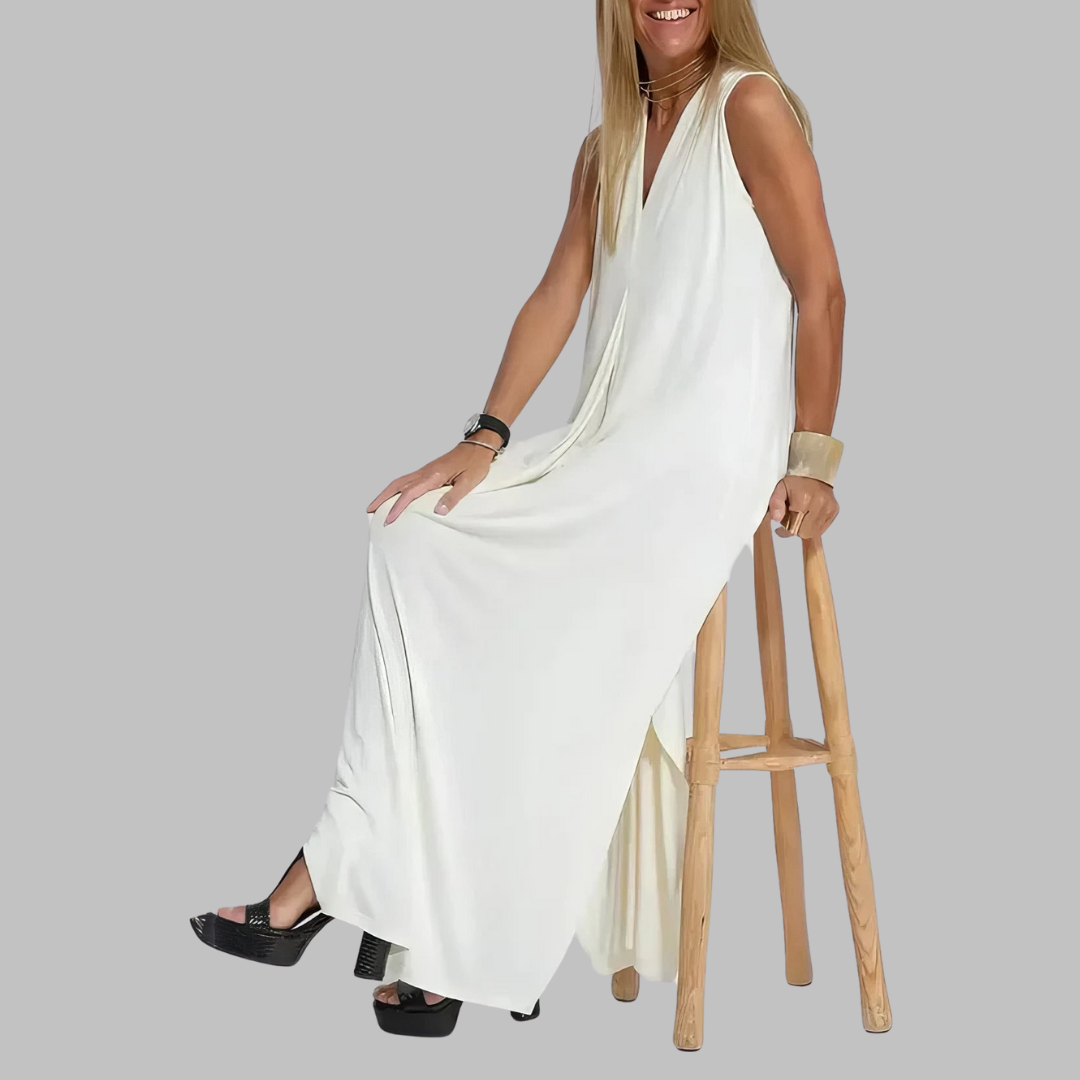Theresa | Elegant Maxi Dress + Matching Cardigan as a GIFT