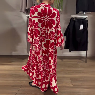 Tália | Elegant Floral Maxi Dress