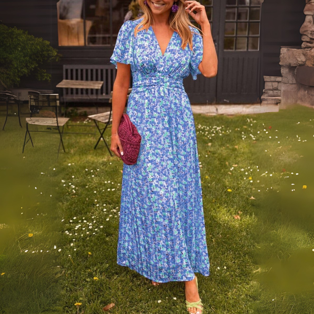 Laura | Elegant Maxi Dress with V-Neck