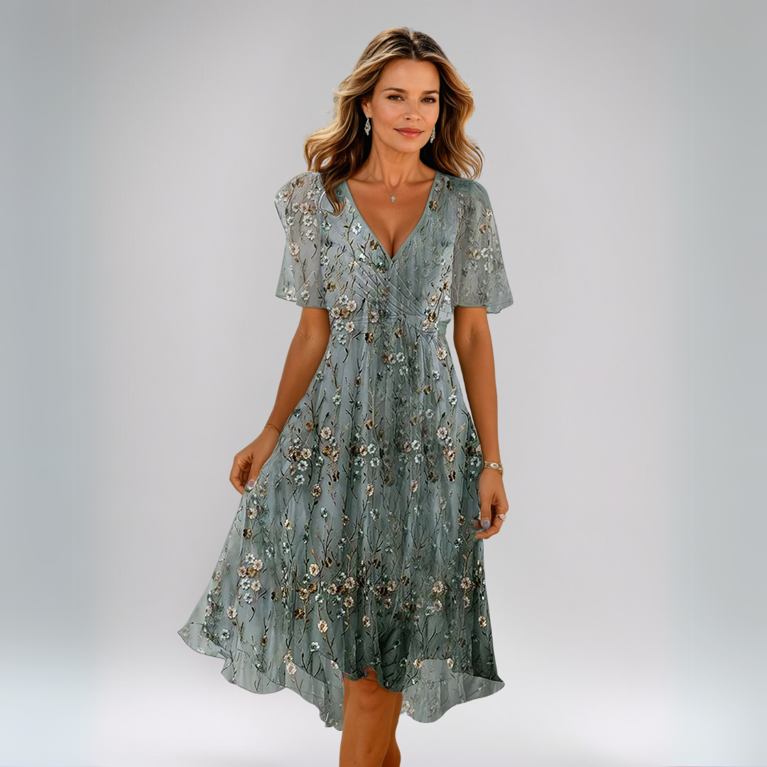 Tiana | Summer Dresses with Delicate Floral Pattern