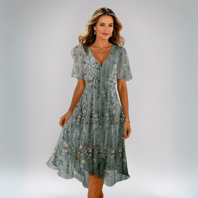 Tiana | Summer Dresses with Delicate Floral Pattern