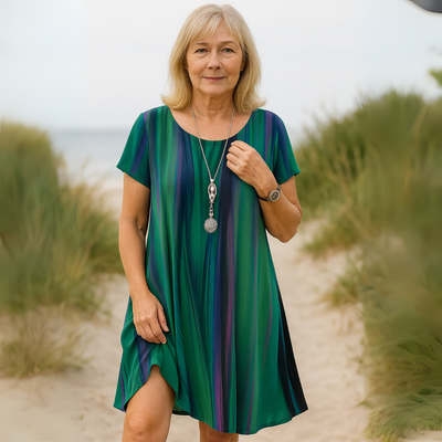 Beverly | Boho Gradient Dress