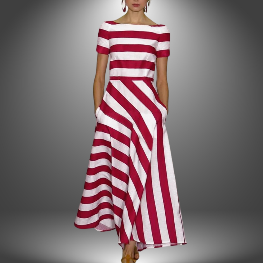 Aliyah | Handmade Long Striped Dresses