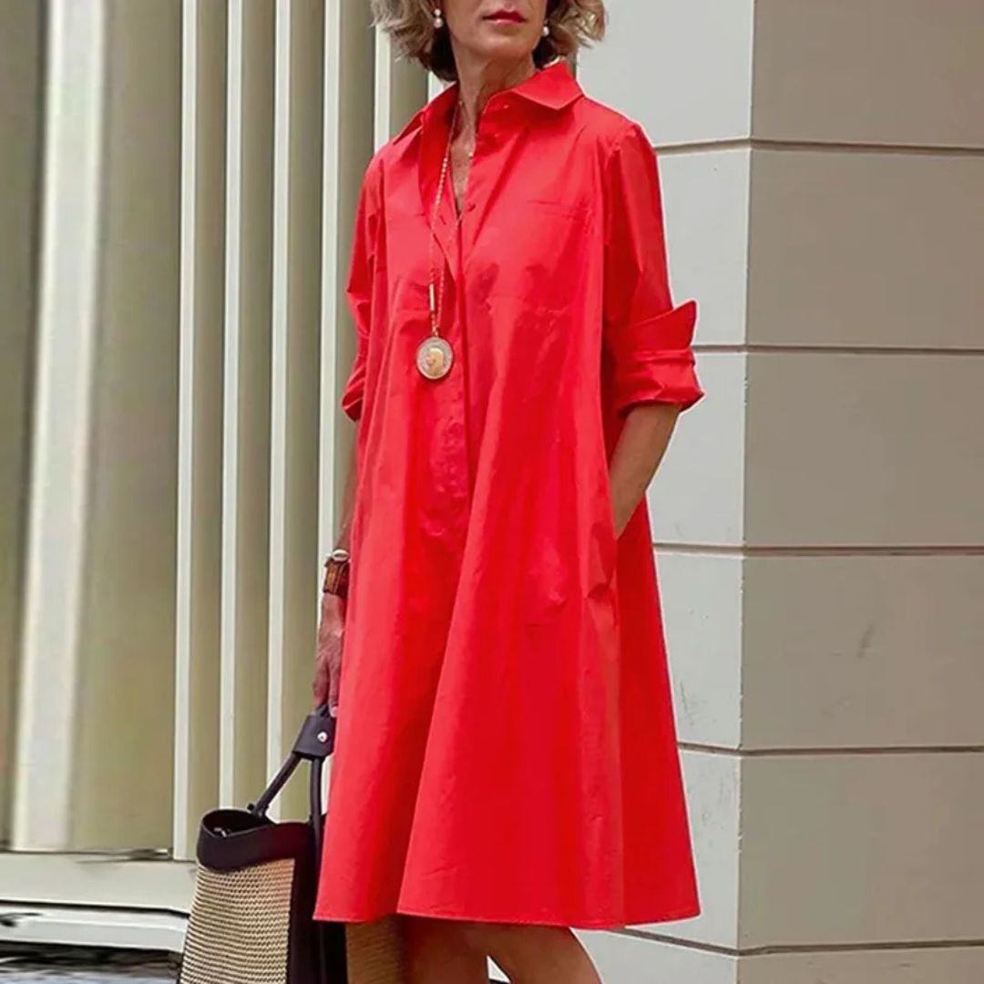 Denise | Elegant Polo Dress in Premium Cotton
