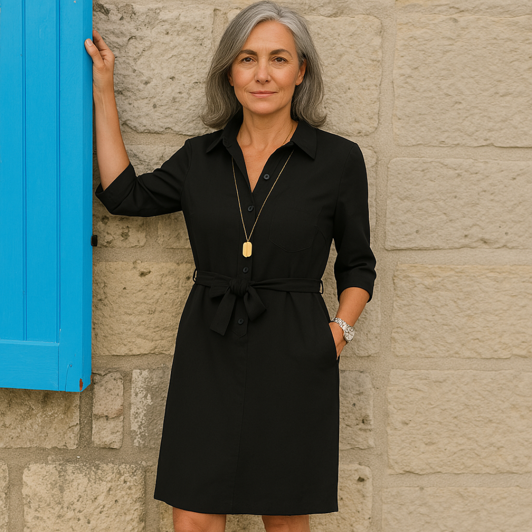 Joann | Casual Shirt Dress to the Knee
