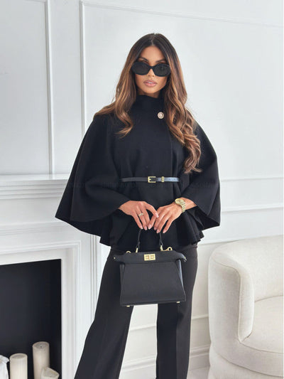 Phyllis | Chic Butterfly Jacket with Belt