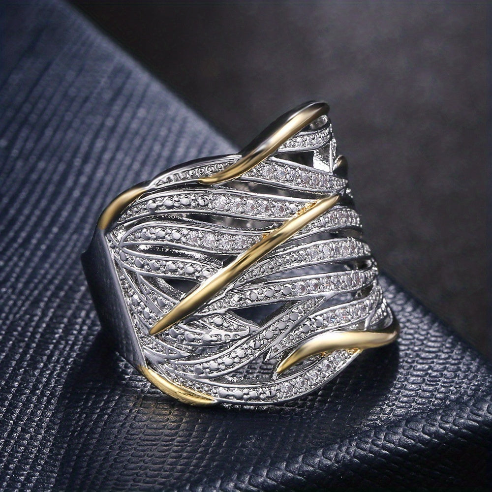 Aileen | Elegant Twisted Multi-Layer Ring