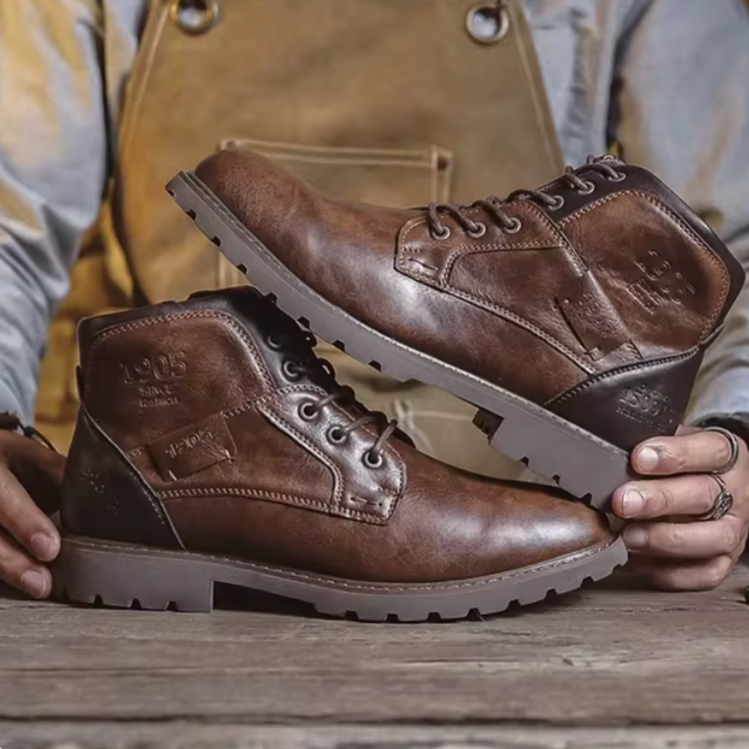 Geoffrey | Vintage Leather Boots