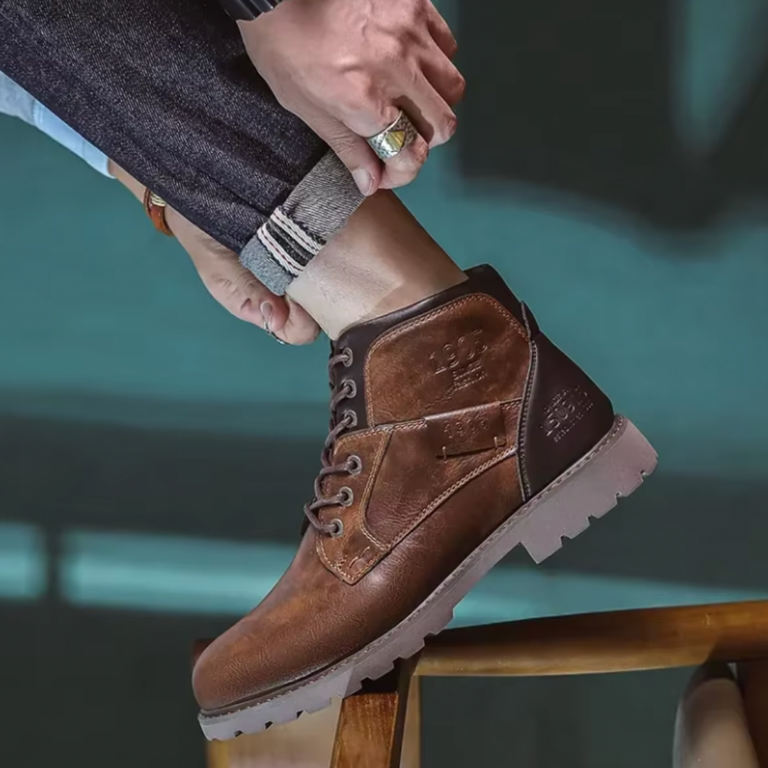 Geoffrey | Vintage Leather Boots