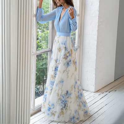 Sheila | Maxi dress with floral pattern