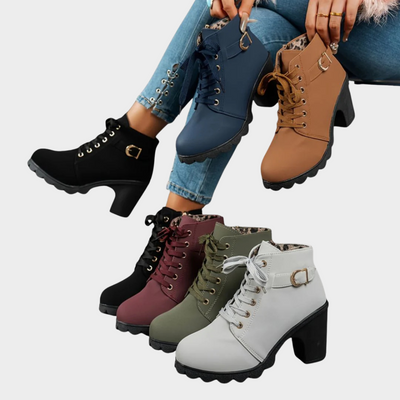 Debra | Casual Heeled Ankle Boots
