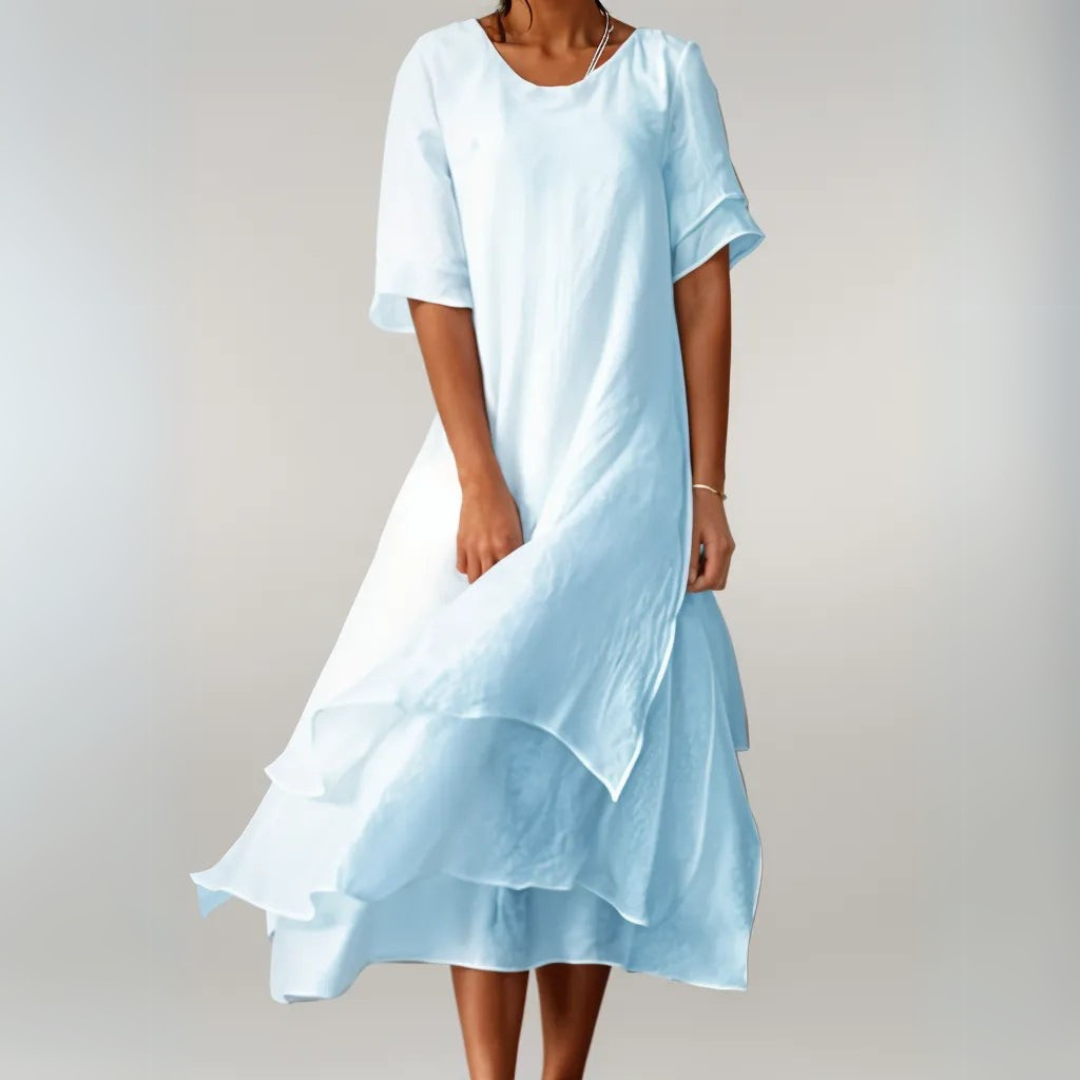Carol | Maximum dress model with a timeless silhouette