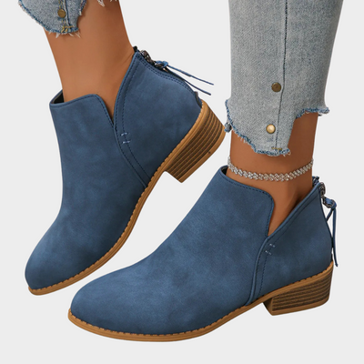Lona | Low Heel Ankle Boots