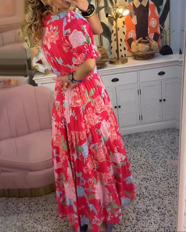 Emma | Vibrant Floral Dress