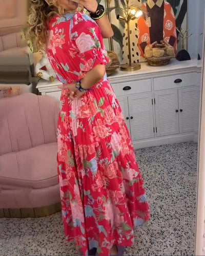 Emma | Vibrant Floral Dress