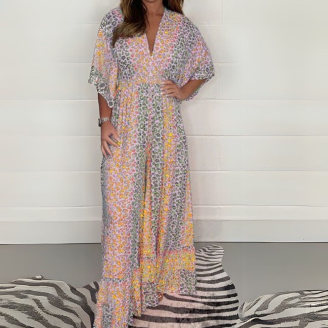 Oaklynn | Colorful and Comfortable Dress with a Beautiful Cut