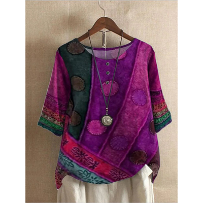 Zoe | Colorful Bohemian Top