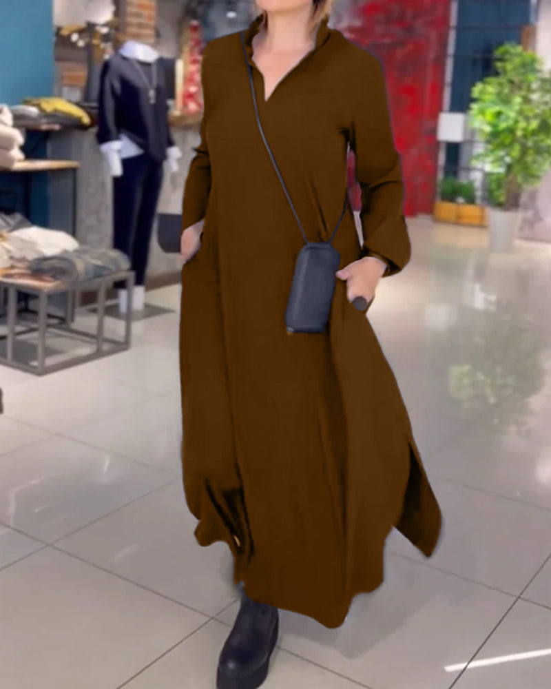 Janet | Stylish Long Dresses with Slit