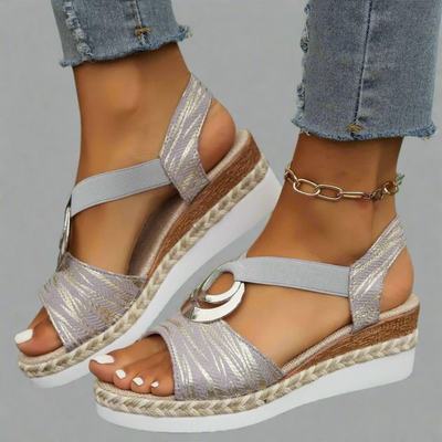 Dianne  | Stylish Wedge Sandals Made from Premium Materials