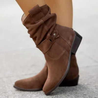 Emogene | Low Heel Ankle Boots