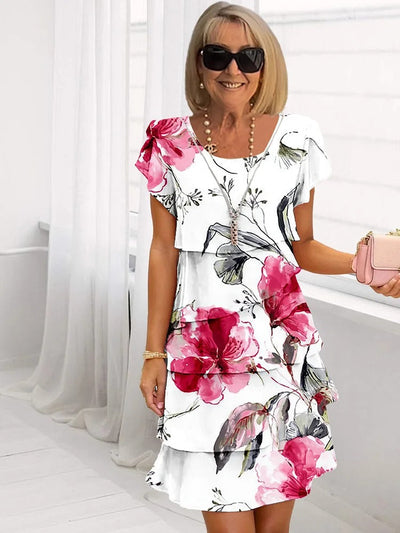 Venus | Dress with Cascading Plants