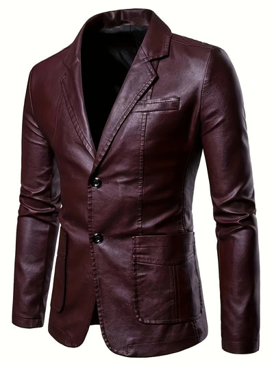 Clyde | Elegant leather blazer