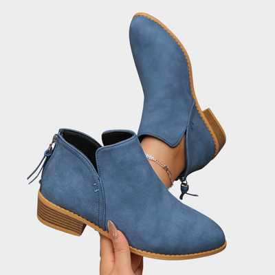 Lona | Low Heel Ankle Boots