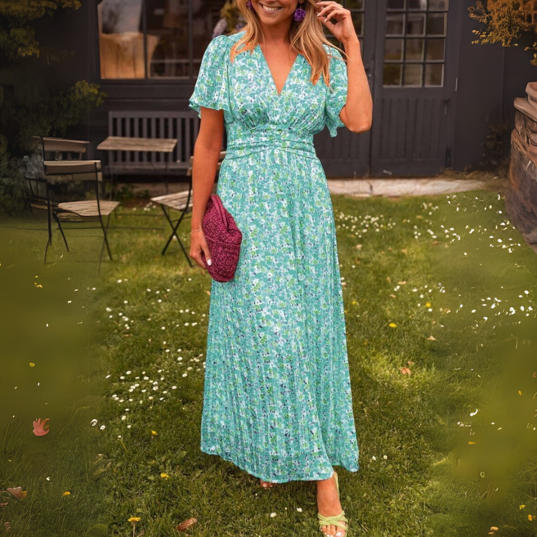 Laura | Elegant Maxi Dress with V-Neck