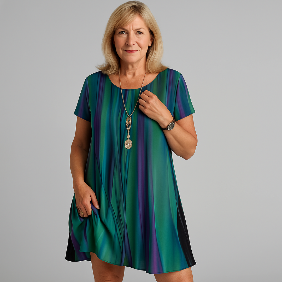 Beverly | Boho Gradient Dress