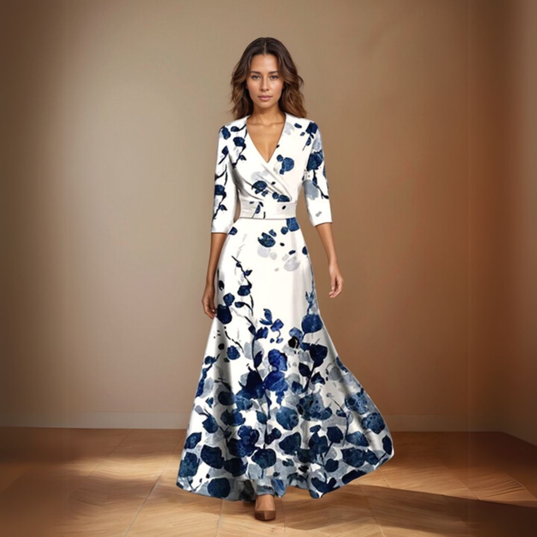 Evie | Floral Dress with a Flowing Silhouette