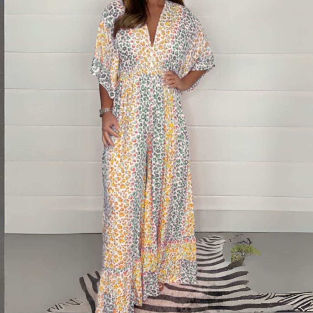 Oaklynn | Colorful and Comfortable Dress with a Beautiful Cut