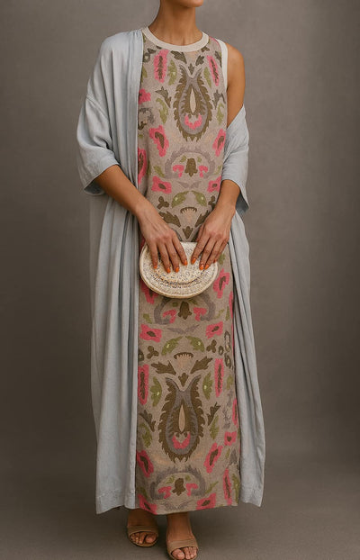 Isabella | Elegant Evening Dress With Stole