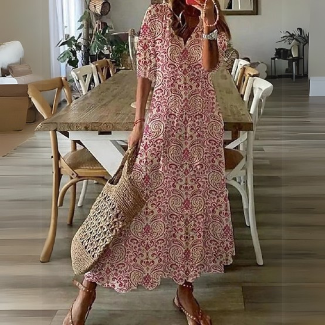 Isabella | Boho Lichotivé Maxi Dress