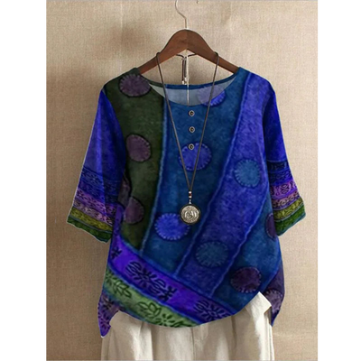 Zoe | Colorful Bohemian Top