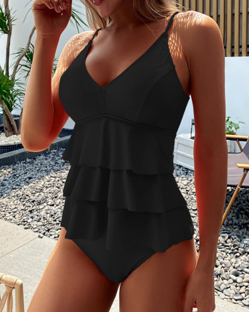 Jesmine | Stylish Ruffled Swimwear