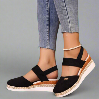 Jesmine | Plus Size Wedge Sandals – Comfortable and Versatile