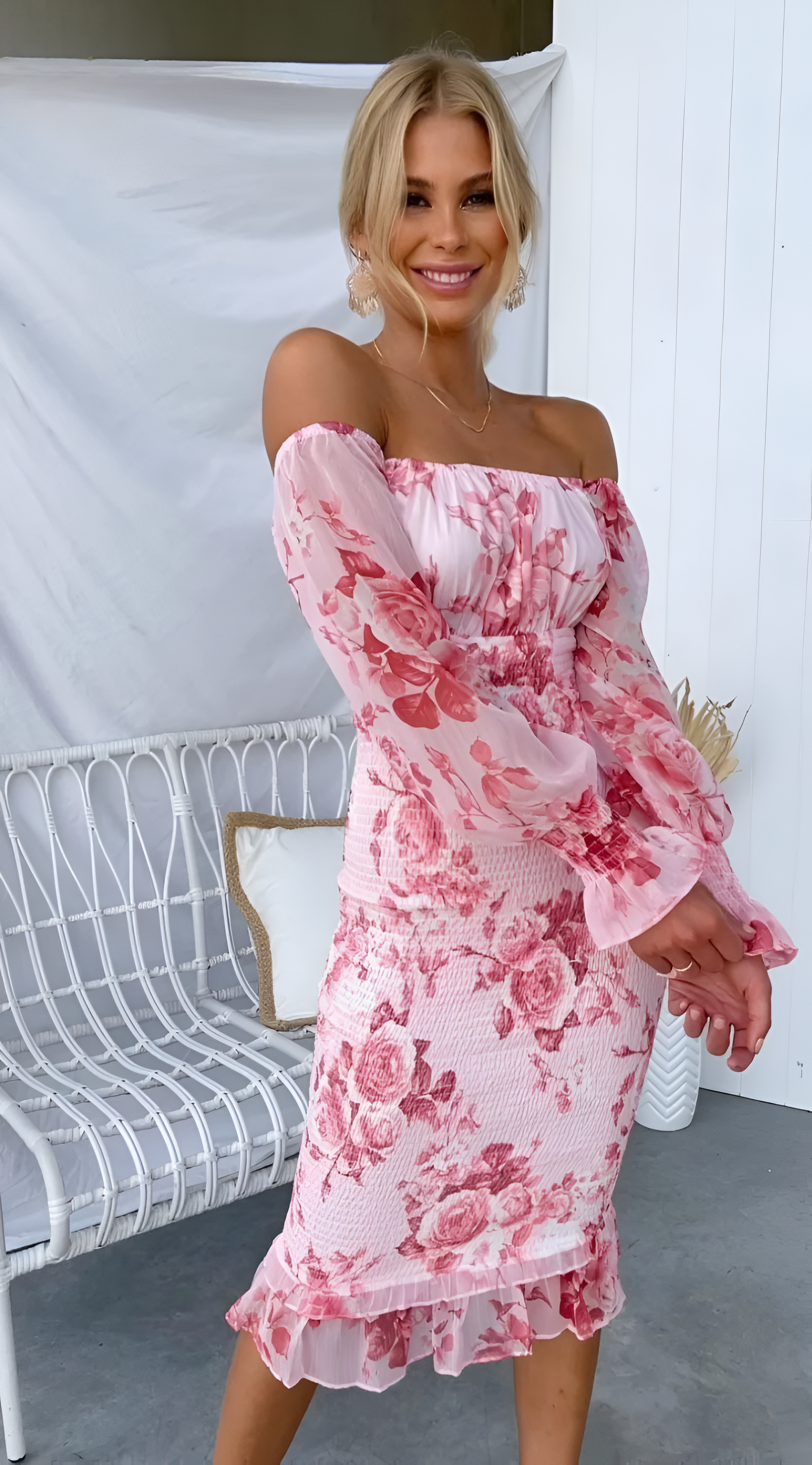 Abigail | Elegant Floral Dress (Almost Sold Out)