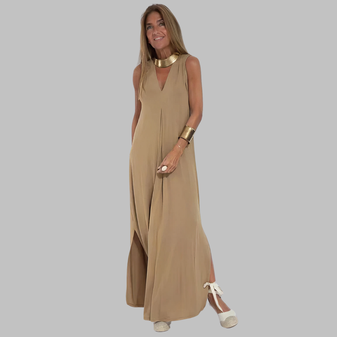 Theresa | Elegant Maxi Dress + Matching Cardigan as a GIFT