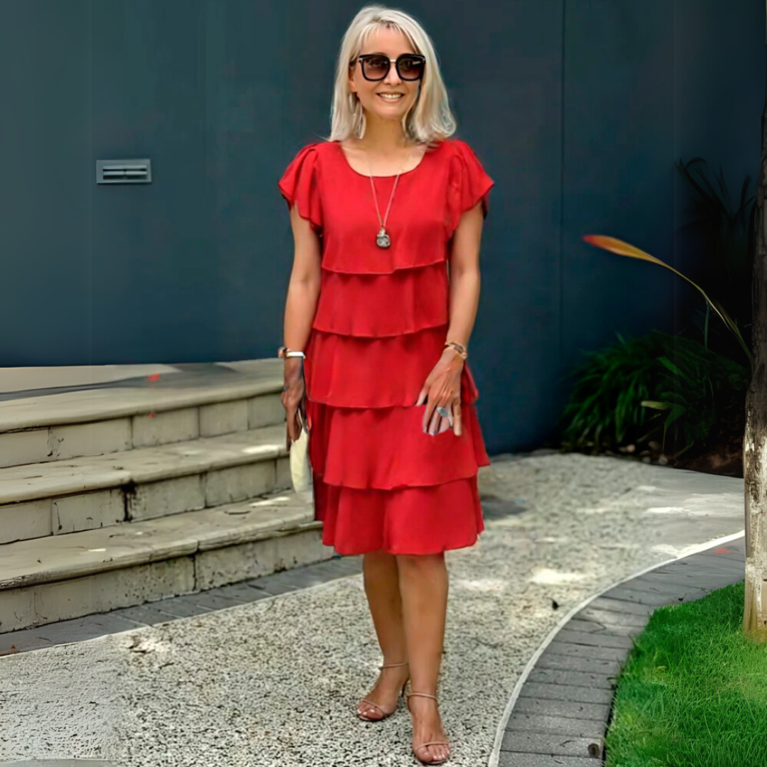 Sofia | Elegant dress made of thin fabric