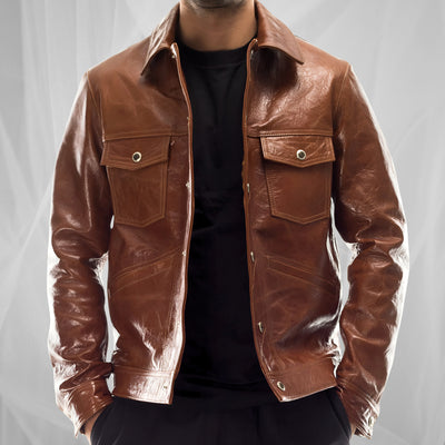 Leroy | Classic jacket made of flexible sheepskin