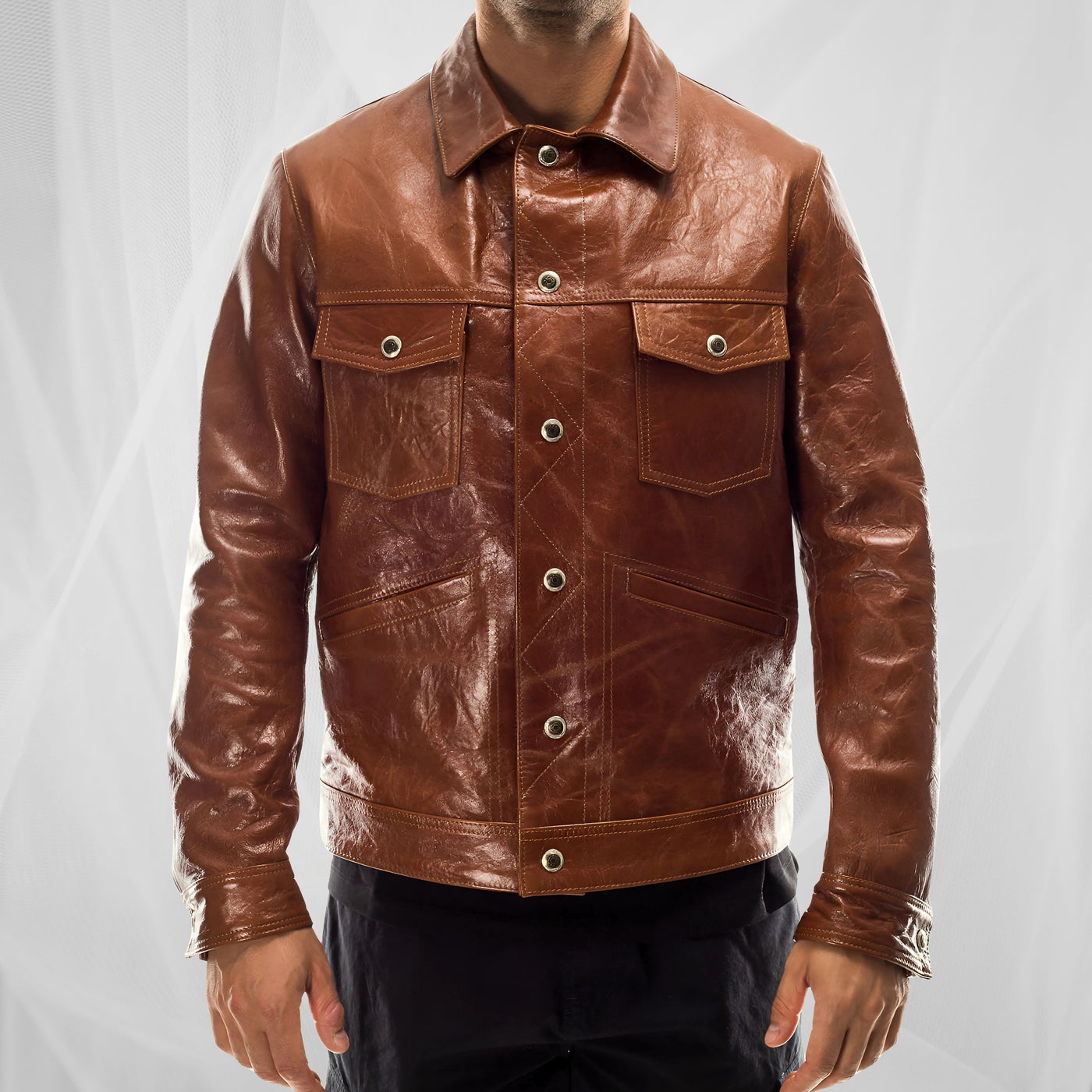 Leroy | Classic jacket made of flexible sheepskin