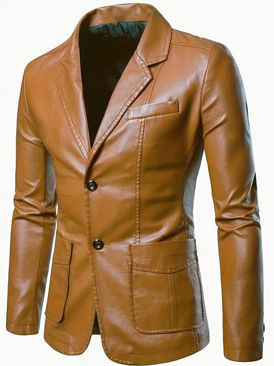 Clyde | Elegant leather blazer
